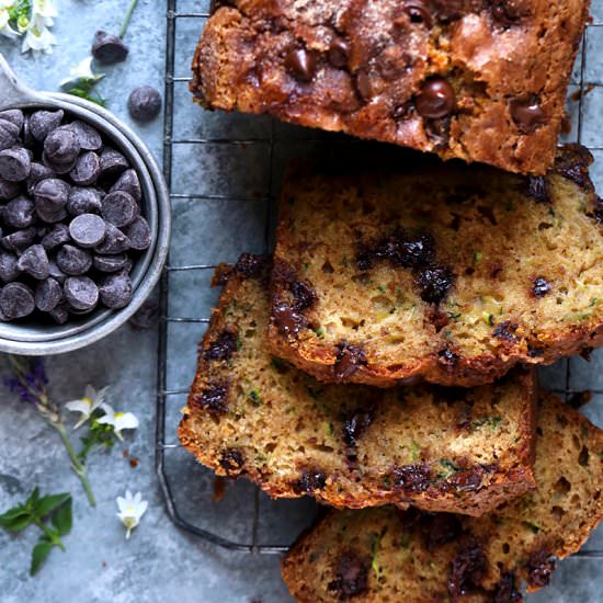 Chocolate Chip Zucchini Bread - Recipe photo by tuttidolci