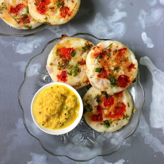 Onion Tomato Uttapam - Recipe photo by PriyaShiva