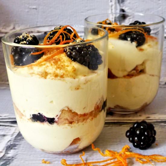 Blackberry and Grapefruit Tiramisu - Recipe photo by Out mijn Keuken
