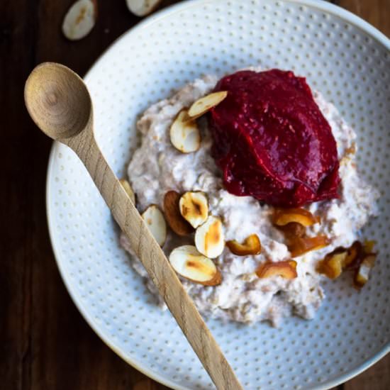 Healthy Raspberry Chia Jam - Recipe photo by KarlasNordicKitchen