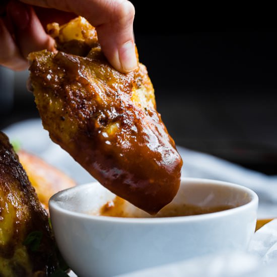 Paleo BBQ Chicken Wings - Recipe photo by foodfaithfitness