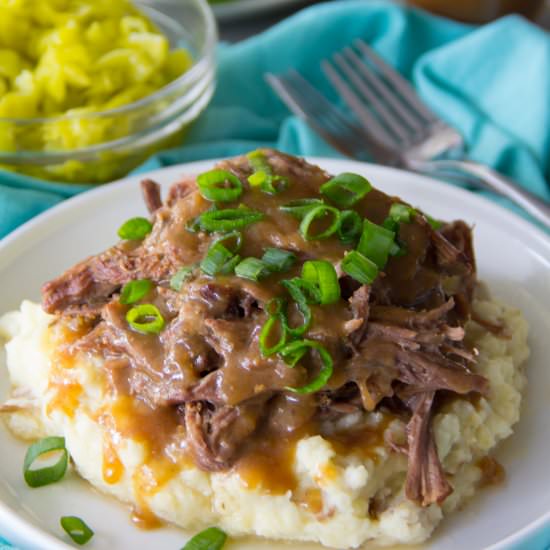 Pressure Cooker Mississippi Roast - Recipe photo by saygraceblog