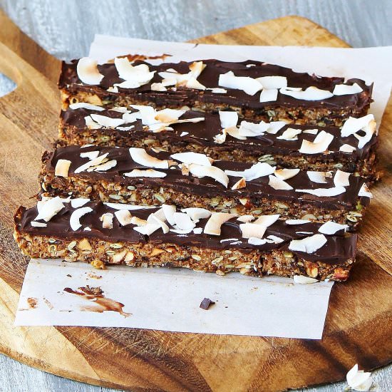 Fully Loaded Almond Fig Bars - Recipe photo by Inspired Edibles