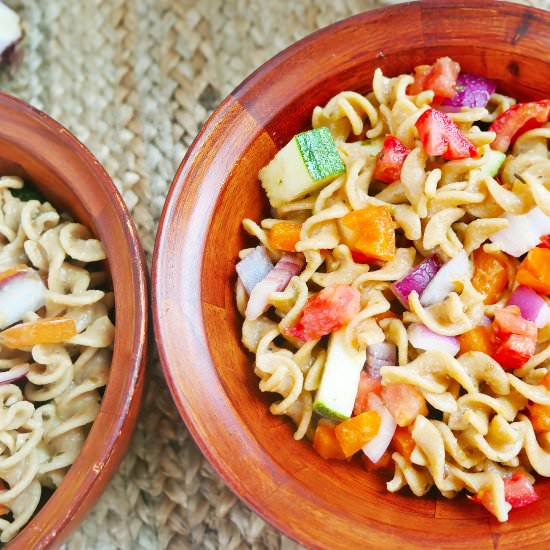 Garden Pasta Salad - Recipe photo by Plateofplants
