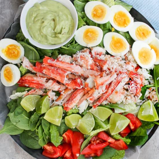 Grilled King Crab Salad - Recipe photo by champagne-tastes