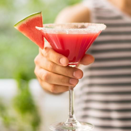 Watermelon & Feta Margarita - Recipe photo by thehungrybites.com