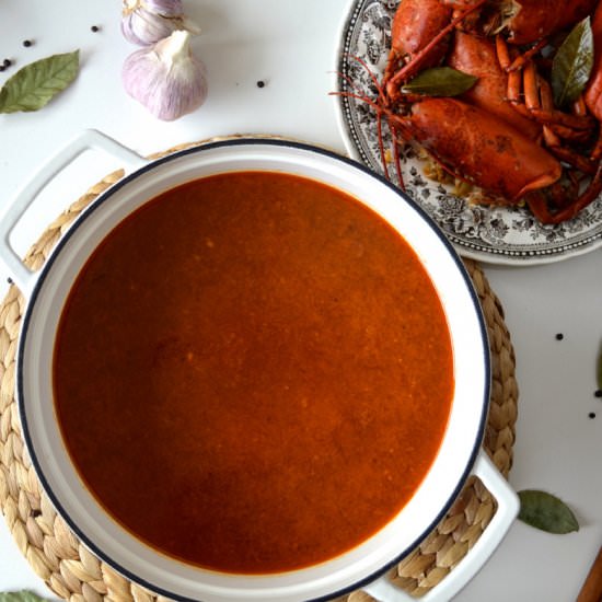 Lobster Stock - Recipe photo by mama ia blog