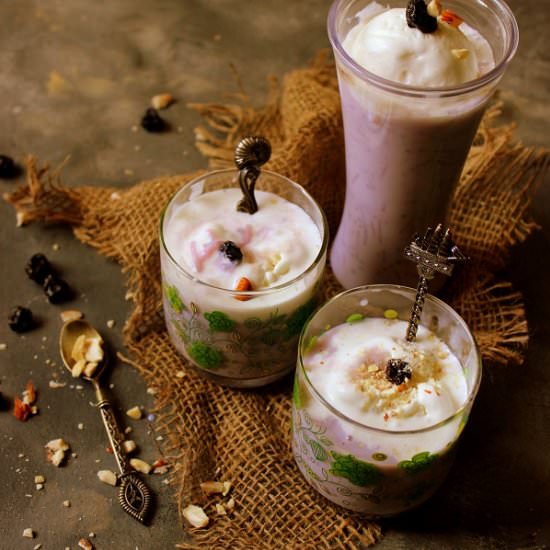 Blueberry Falooda - Recipe photo by PriyaShiva