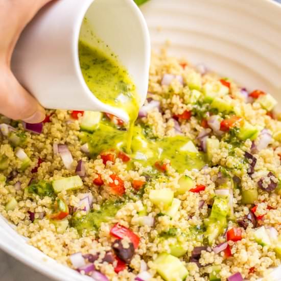 Mediterranean Quinoa Salad - Recipe photo by Family Food on the Table