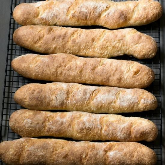 Crusty French Baguettes 4 Hrs - Recipe photo by allourway