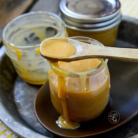 Easiest Caramel Sauce Ever - Recipe photo by TheSaltyPot
