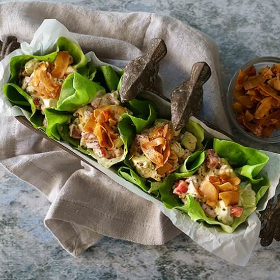 Vegan BLTA Lettuce Cups - Recipe photo by Rawmazing