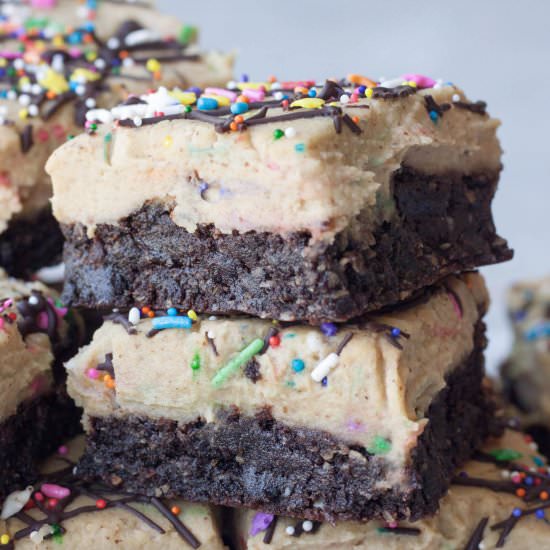 Healthy Cookie Dough Brownies - Recipe photo by Miss_Whisk