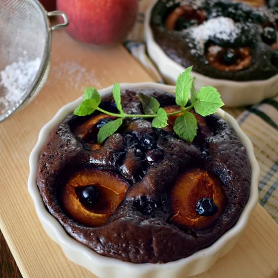 blueberry brownie - Recipe photo by kittenhood
