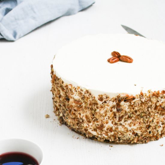 The Best Less Sugar Carrot Cake - Recipe photo by rebelskitchen