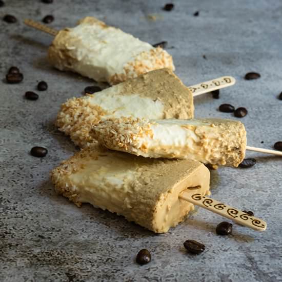 Coffee Coconut Fudgsicles - Recipe photo by viktoriastable