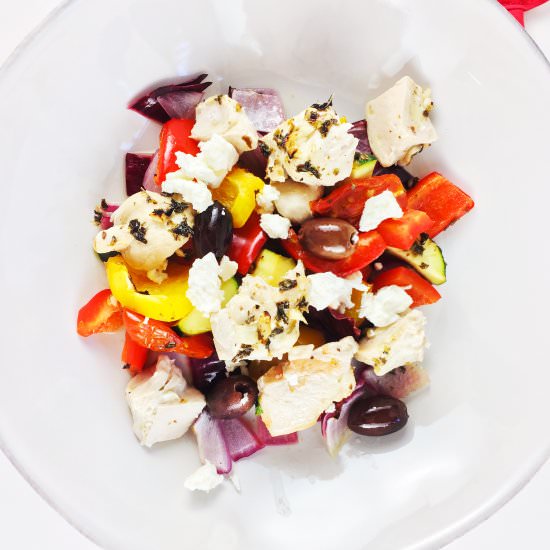 Sheetpan Greek Chicken & Vegetables - Recipe photo by Hummingbirdthyme