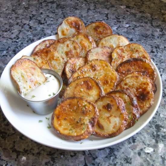 Crispy Seasoned Potato Chips - Recipe photo by TheKitchenWhisperer