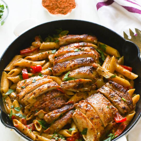 Cajun Chicken Pasta - Recipe photo by Immaculatebites