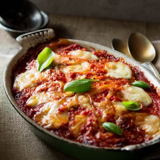 Eggplant Parmigiana - Recipe photo by Inside the rustic kitchen