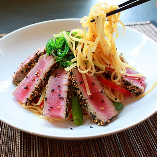 Gluten-Free Sesame Crusted Tuna - Recipe photo by asiancaucasian