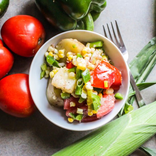 Ontario Harvest Potato Salad - Recipe photo by Lisa G Cooks