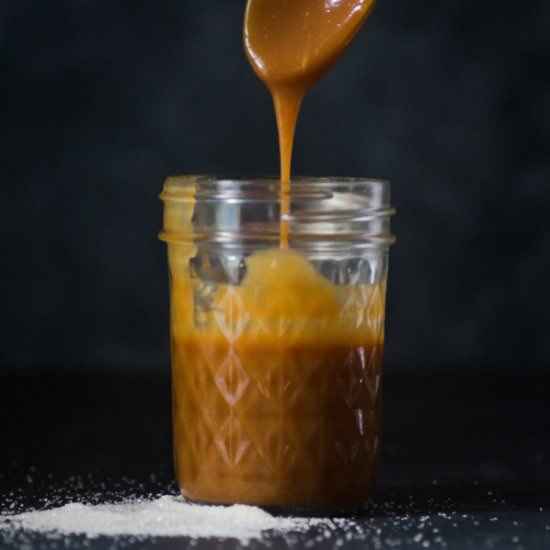 Homemade Caramel Dipping Sauce - Recipe photo by theteatimebaker