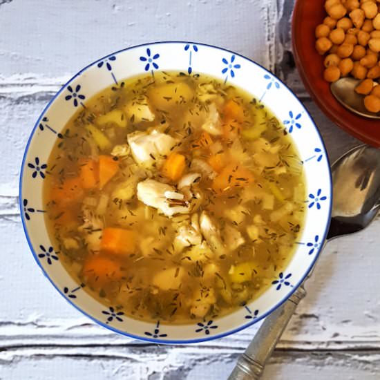 Slowcooker Chicken Soup - Recipe photo by Out mijn Keuken