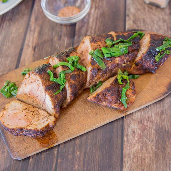 Coffee Rubbed Pork Tenderloin - Recipe photo by muttandchops