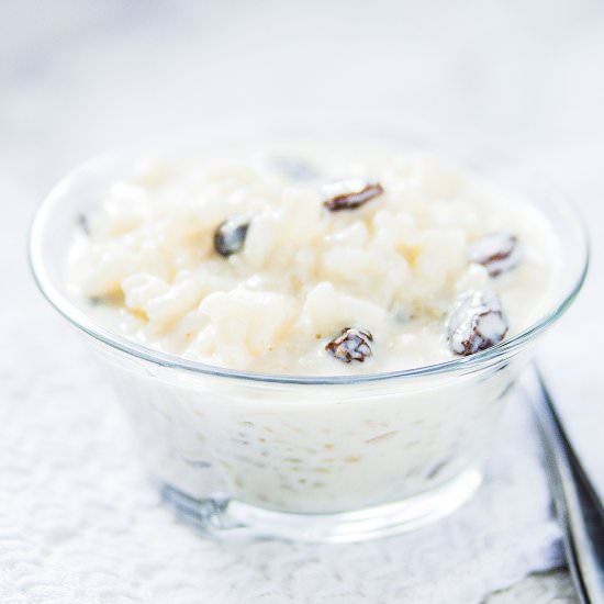 Creamy Rice Pudding - Recipe photo by TheSaltyPot