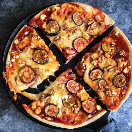 Honey Fig Pizza - Recipe photo by trialandeater