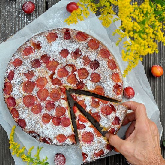Yoghurt cake with plums - Recipe photo by bazyliaczywanilia