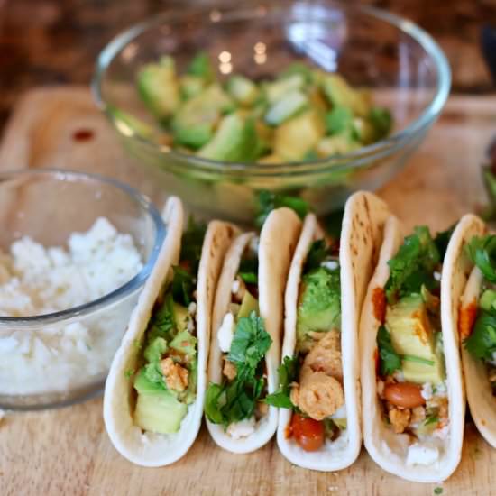 Vegetarian Chicken Street Tacos - Recipe photo by foodgalleygab