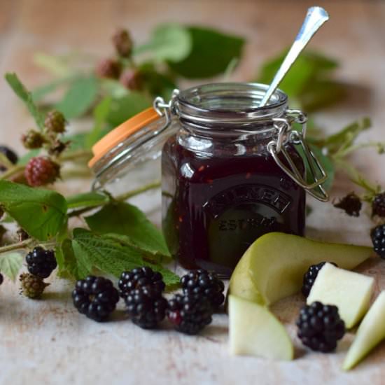 Blackberry & Pear Jam - Recipe photo by OnlyCrumbsRemain
