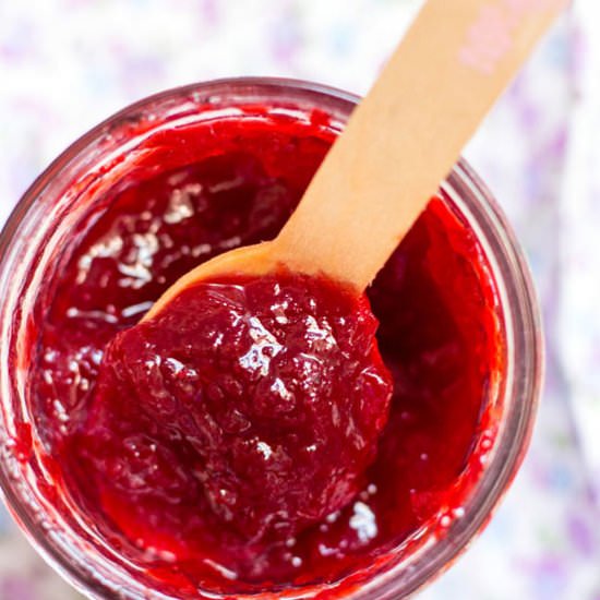 SOUR CHERRY JAM LEMON GRAND MARNIER - Recipe photo by sugarlovespices
