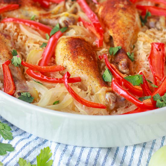 Arroz Con Pollo - Recipe photo by FrostingandFettuccine