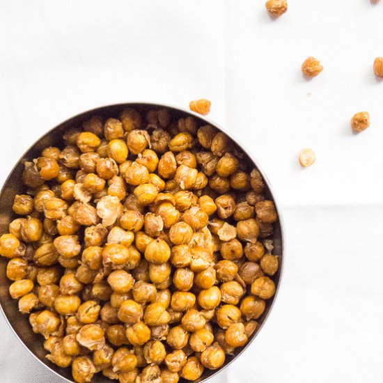 Crunchy Salted Roasted Chickpeas - Recipe photo by The Beader Chef