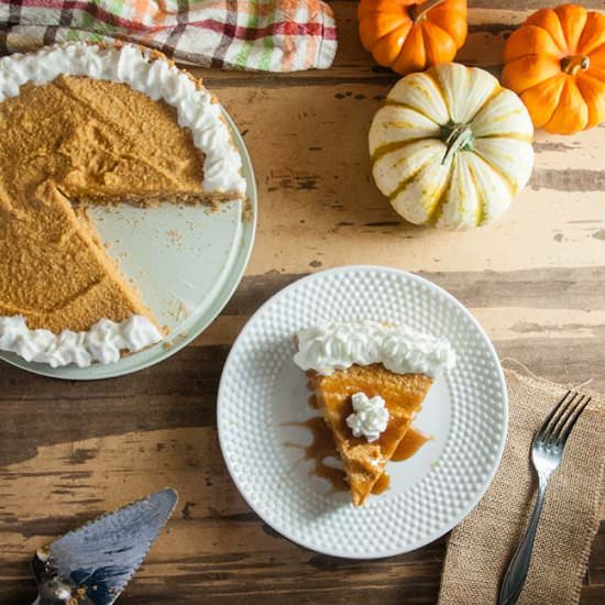 No Bake Pumpkin Cheesecake - Recipe photo by SeasonedSprinkles