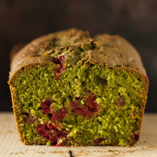 Matcha and Raspberry Cake - Recipe photo by Simple Sugars