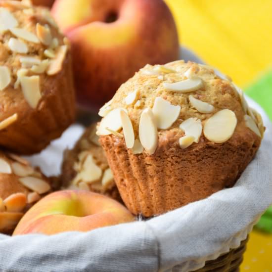 Peach Muffins - Recipe photo by PoLaBaker