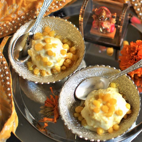 Boondi Rabri Ice Cream - Recipe photo by hetalkamdar