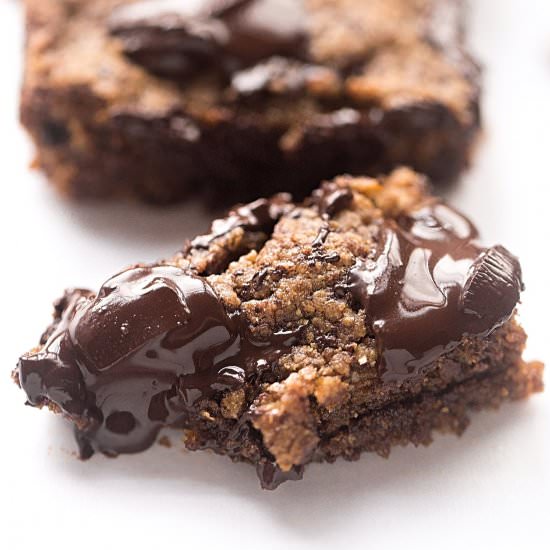 Whole Wheat Almond Butter Bars - Recipe photo by trufflesandtrends