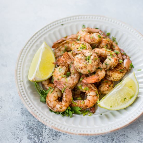 Baked Chili Lime Shrimp - Recipe photo by saltandlavender