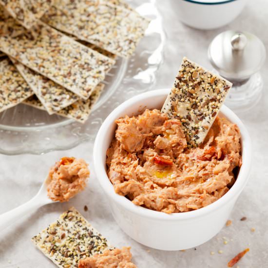 White Bean Dip with Sundried Tomato - Recipe photo by littlesugarsnaps