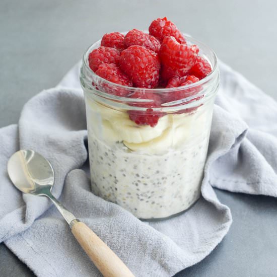 Healthy Overnight Oats - Recipe photo by mrspskitchen