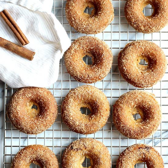 Baked Apple Cider Donuts - Recipe photo by Garden in the kitchen
