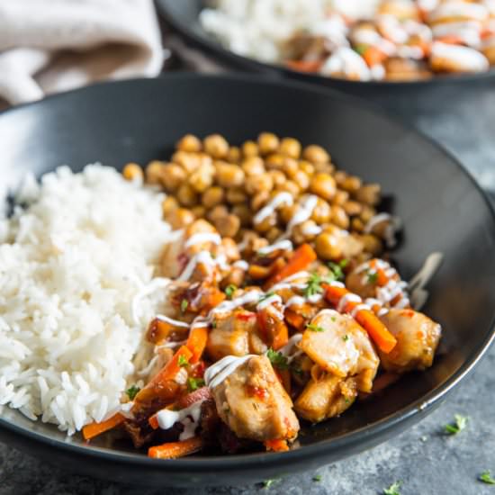 Harissa Chicken with Rice - Recipe photo by culinaryhill