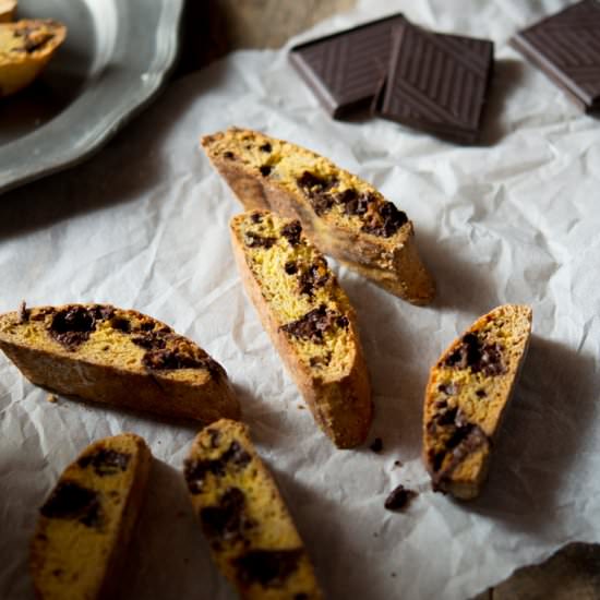 Orange Chocolate Cantucci - Recipe photo by Inside the rustic kitchen