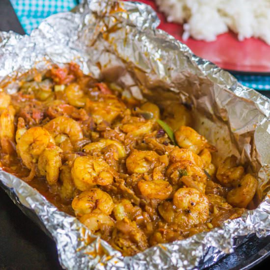 Prawns Pollichathu - Recipe photo by Palaharam