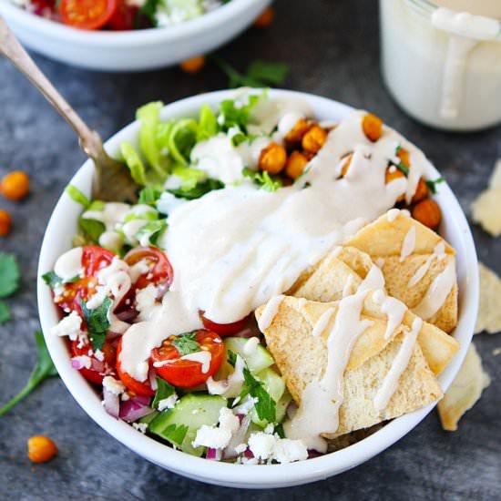 Chickpea Shawarma Bowls - Recipe photo by twopeasandtheirpod